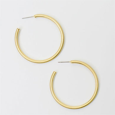 Gold Estonia Hoop Earrings