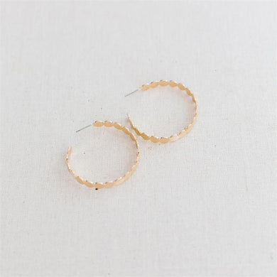 Gold Bordeaux Earrings