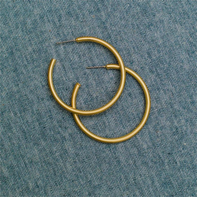 Gold Stella Hoop Earrings