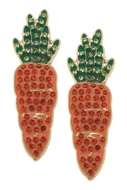 Carrot Stud Earrings
