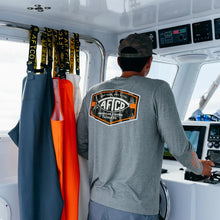 Load image into Gallery viewer, Aftco | Long Sleeve Sun Protection, Steel Heather Emblem