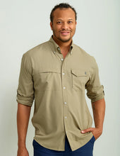 Load image into Gallery viewer, Huk | Tide Point Long Sleeve Shirt, Overland Trek