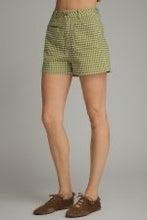 Load image into Gallery viewer, Gingham Front Pocket Shorts