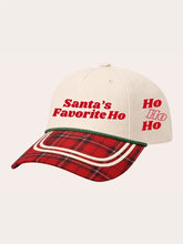 Load image into Gallery viewer, "Santa's Favorite Ho" | Tan Cap W/ Puff Embroidery