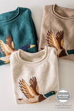 Load image into Gallery viewer, Mallard In Flight Sweater | Oatmeal