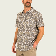 Load image into Gallery viewer, MarshWear | Lenwood SS Button-Up - Khaki Mallard Camo