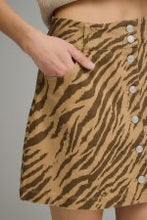 Load image into Gallery viewer, Zebra Print Skirt Set