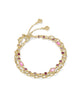 Mini Elisa Abbie Bracelet Set | Gold Pink mix