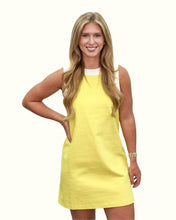 Load image into Gallery viewer, Lemon Retro Mod Mini Dress