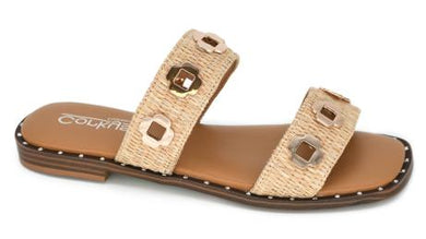 Low Tide Sandal | Raffia