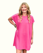 Load image into Gallery viewer, Pink Dory T-Shirt Dress, One Size