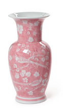 Load image into Gallery viewer, Pink Chinoiserie Vase