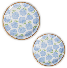 Load image into Gallery viewer, Blue Hydrangea Hand-Crafted Wood Tray