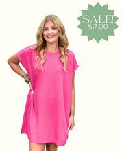 Load image into Gallery viewer, Pink Dory T-Shirt Dress, One Size