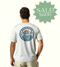 Load image into Gallery viewer, Aftco | United SS Sun Protection Shirt, Athletic Heather