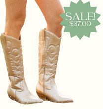 Load image into Gallery viewer, Dixie Platino Cowgirl Boots