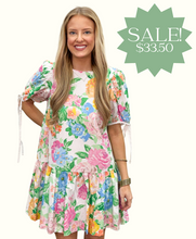 Load image into Gallery viewer, Garden Flower Print Mini Dress