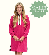 Load image into Gallery viewer, Evelyn Bow Dress | Pink