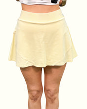 Load image into Gallery viewer, Mineral Wash A-Line Mini Skort | Yellow